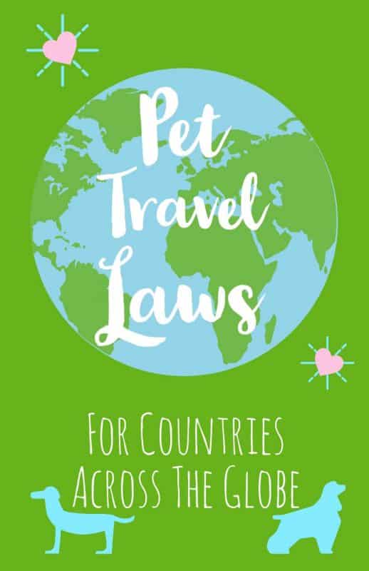 Pet travel rules country global worldwide countries